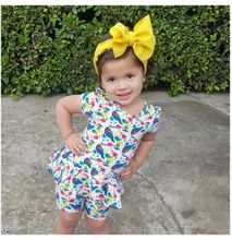 Yellow Baby Big Bow Headwrap Turban Knotted Hair Bows Head Band Stretchy